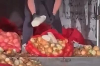 Ankara'da soğan torbaları içinden 150 kilo uyuşturucu ele geçirildi