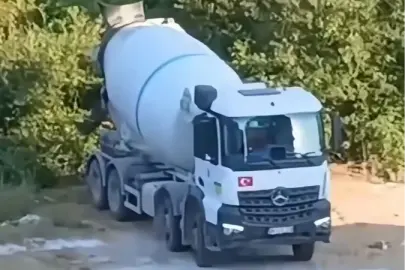 Bursa Nilüfer'de beton mikserinden kamu alanına döküme 150 bin TL ceza